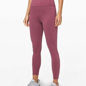 Lululemon In Movement Tight Leggings Size: 8 Inseam: 25" Color: Plumful